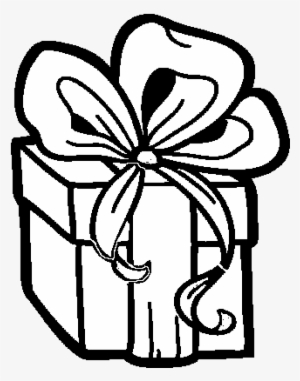 Dibujo De Un Regalo De Navidad Para Colorear - Regalos Navideños Para Colorear #4044448