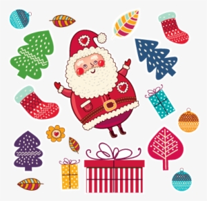 Sticker Adhesivo Regalos Navidad #4044675