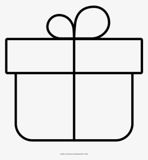 Dibujo De Regalo De Navidad Para Colorear - Gift #4044828