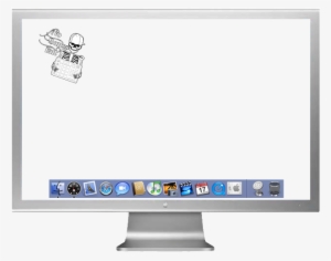 Apple Monitor With Dock By Nobones - Apple Monitor #4044951