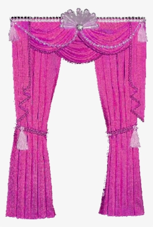 Photo Brightpinksilkcurtain - Green Curtains #4044975