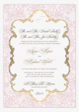 Lace Invitation #4045240