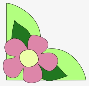 Here Is A Cute Little Flower Photo Corner I Have Designed #4045343