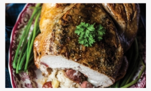 Roasted Chicken With Chorizo And Bread Stuffing With - Turducken #4045740