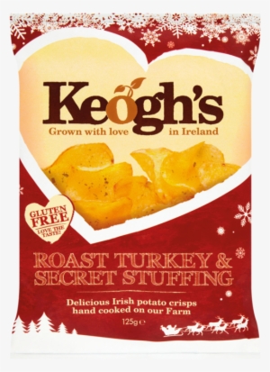 Keogh's Roast Turkey & Secret Stuffing 125g - Keogh's Dubliner Irish Cheese & Onion Potato Crisps #4045905