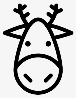 Christmas Reindeer Vector - North Pole Stamp #4046522