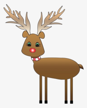 Christmas, Reindeer, - Rudolf Rendier Png #4046572