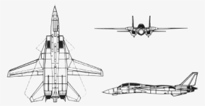 Grumman F-14 Tomcat - F 14 Tomcat Drawing #4047132