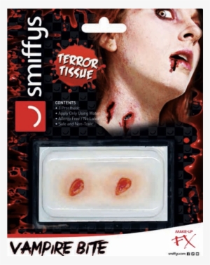 Smiffys Vampire Bite Horror Wound Transfer #4047487