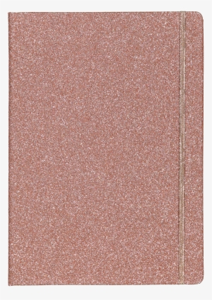 Large Buffalo Journal, Rose Gold Glitter - Leather #4047552