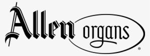 Allen Organs Logo Black Png - Allen Organs #4047817