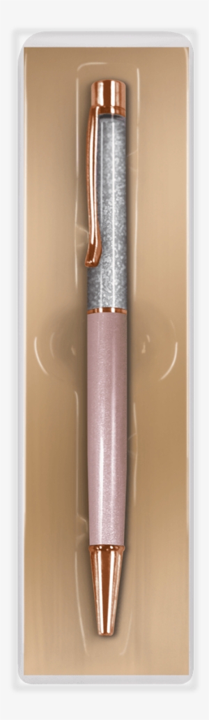 Rose Gold & Silver Glitter Pen - Silver #4048021