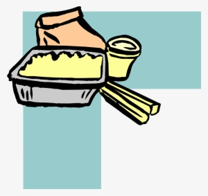 Chinese Clipart Frame - Food Border Clipart Corner #4048160