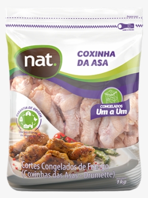 Coxinha Da Asa De Frango Congelado Iqf Nat 1kg - Nat Alimentos #4048600
