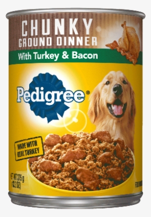 Pedigree® Wet Dog Food Chunky Ground Dinner With Turkey - Pedigree Chopped Ground Dinner #4049037