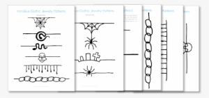 Makes This Fun And Creepy Gothic Jewelry Using Hot - Hot Glue Gun Halloween #4049539