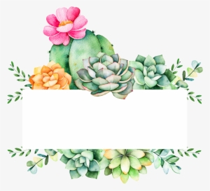 Easy To Grow Plants Cartoon Transparent - Cactus And Succulent Logo #4049638