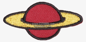 Stock Little Red Cartoon Planet Embroidered Patch - Emblem #4050237