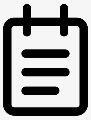 Notebook With Text Lines Outline Comments - Notebook #4050866