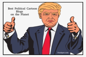 The Best Political Cartoon Blogs From Thousands Of - Trump Thumbs Up Cartoon #4051760