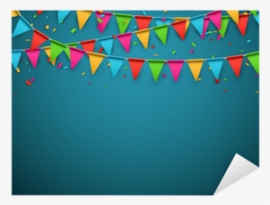 Fondo De Fiesta Con Banderines #4051867