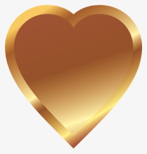 Alfabeto Dorado Con Corazones Png - Corazones Dorados Hd #4052255