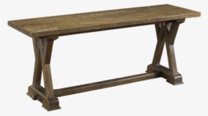 Modern Room Furnishings - French Heritage Pyrenees Wood Dining Bench #4052422