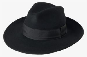 Black Hipster Hat - Fedora Hat #4052509