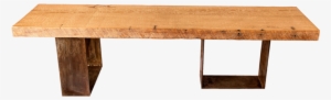 Modern Rustic Wood Bench - Bench #4052851