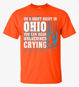 On Ohio You Can Hear Wolf Man Crying T-shirt - Can T Stop Won T Stop Shirt #4053277