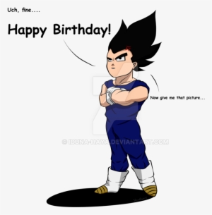Dragon Ball Z Happy Birthday - Vegeta Dragon Ball Z Birthday #4054294