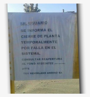 Molestias Por Cierre En Planta Provisoria De Revisión - Commemorative Plaque #4055306