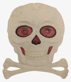 Skull & Crossbones Halloween Decoration Germany 1930's - Skull And Crossbones #4055399