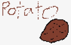 Potatoes Are Yummy - Pixel Art #4055430