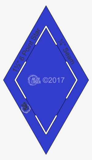 Diamond 6 Point Star - รูป สามเหลี่ยมหน้าจั่ว #4056430