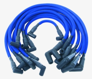 Spark Plug Wire Set 1936-53 Dui383 Blue - Jeep #4056512
