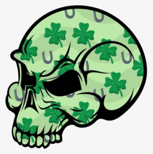 Irish Lucky Skull Yard Sign #4056712