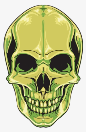Green Skull - Skull Vector #4056842