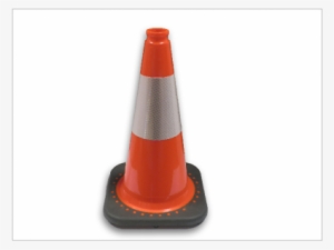 Traffic Cone W/6” Ref Collar 18” - Orange #4056919