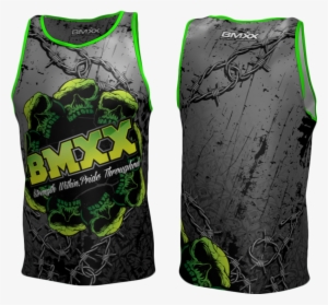 Green Skull Tank Top - Vest #4057004