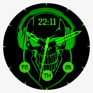 Green Skull - Fox Clipart #4057208