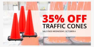 35% Off Traffic Cones - Travel Agency #4057278