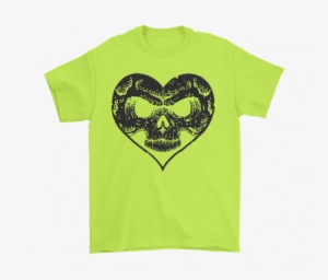 Heart Skull T-shirt - T-shirt #4057475
