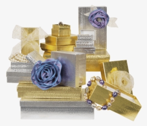 Foil Jewelry Boxes - Gold #4057595