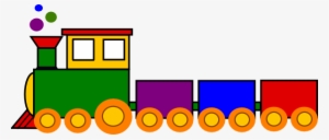 Download Free Vector Png Toy Train - Toy Train Clipart #4057596
