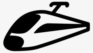 High Speed Train Vector - High Speed Train Icon #4057650