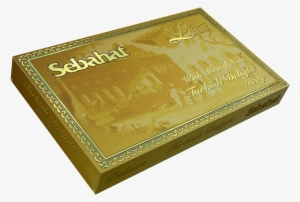 Mixed Nuts Turkish Delight In Embossed Gold Box - Box #4057655