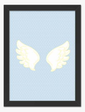 Quadro Asas Azul - Angel #4058683