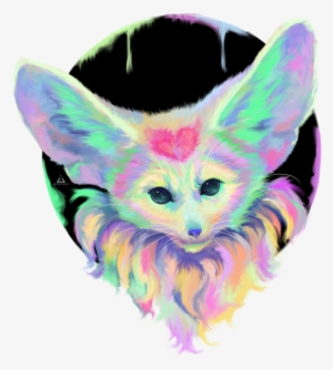 A Portrait Of A Fennec Fox, With The Typical Huge Ears - Art #4058710