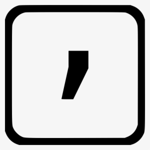 Comma Sign Key Comments - Caps Lock Png #4058741